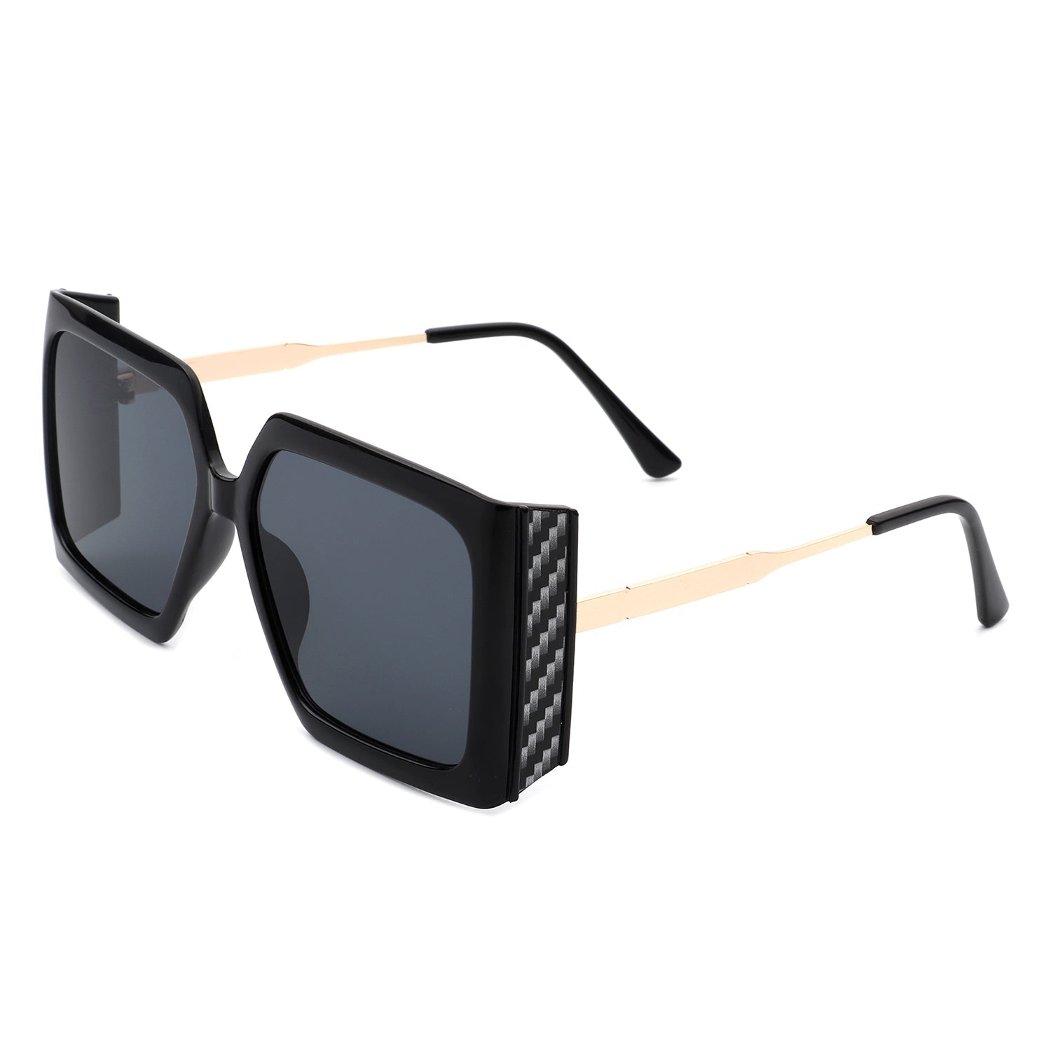 Yellowra - Women Oversize Retro Square Large Fashion Sunglasses