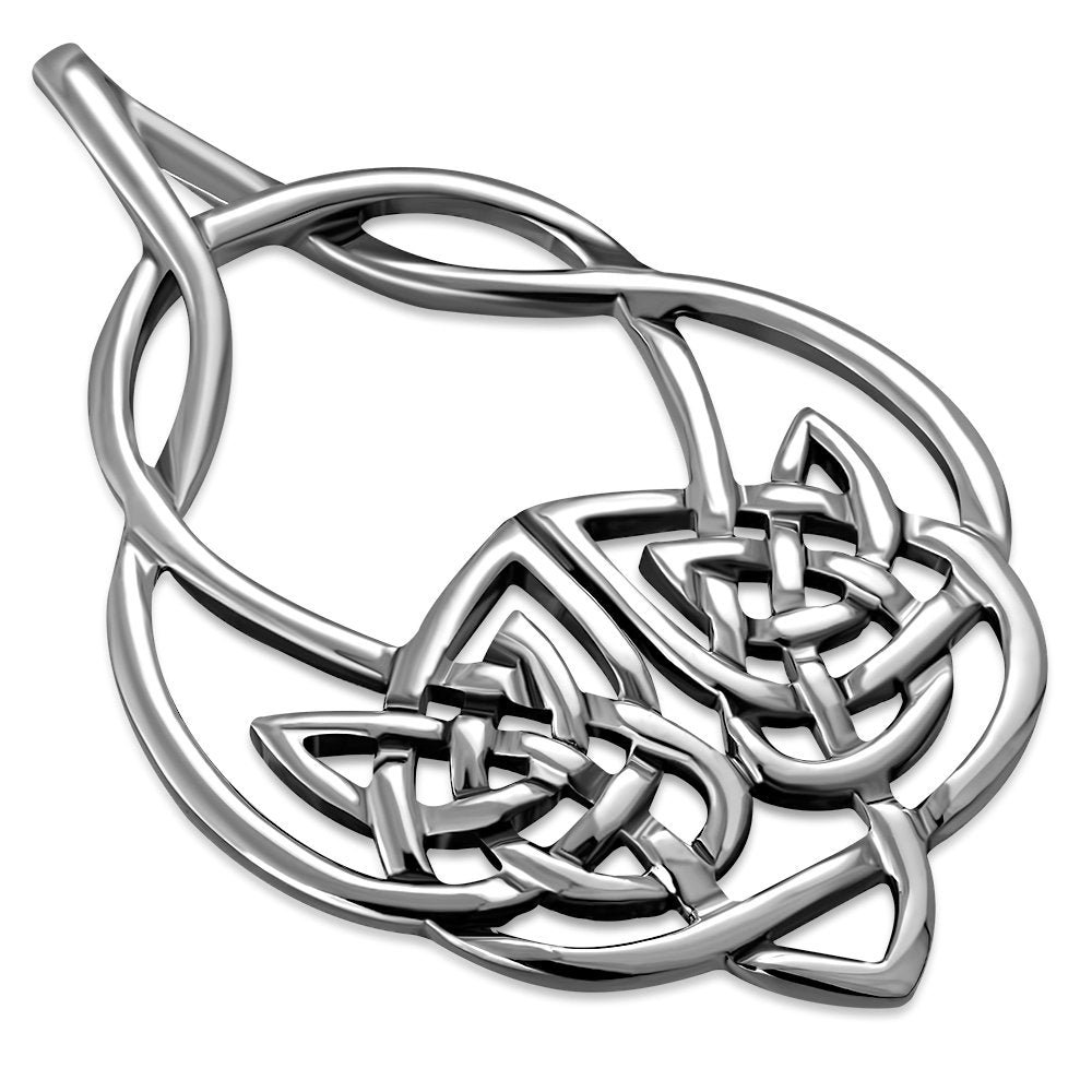 Pendentif en argent spécial noeud celtique