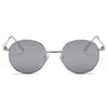 GENEVA | Retro Vintage Metal Round Oval Circle Sunglasses