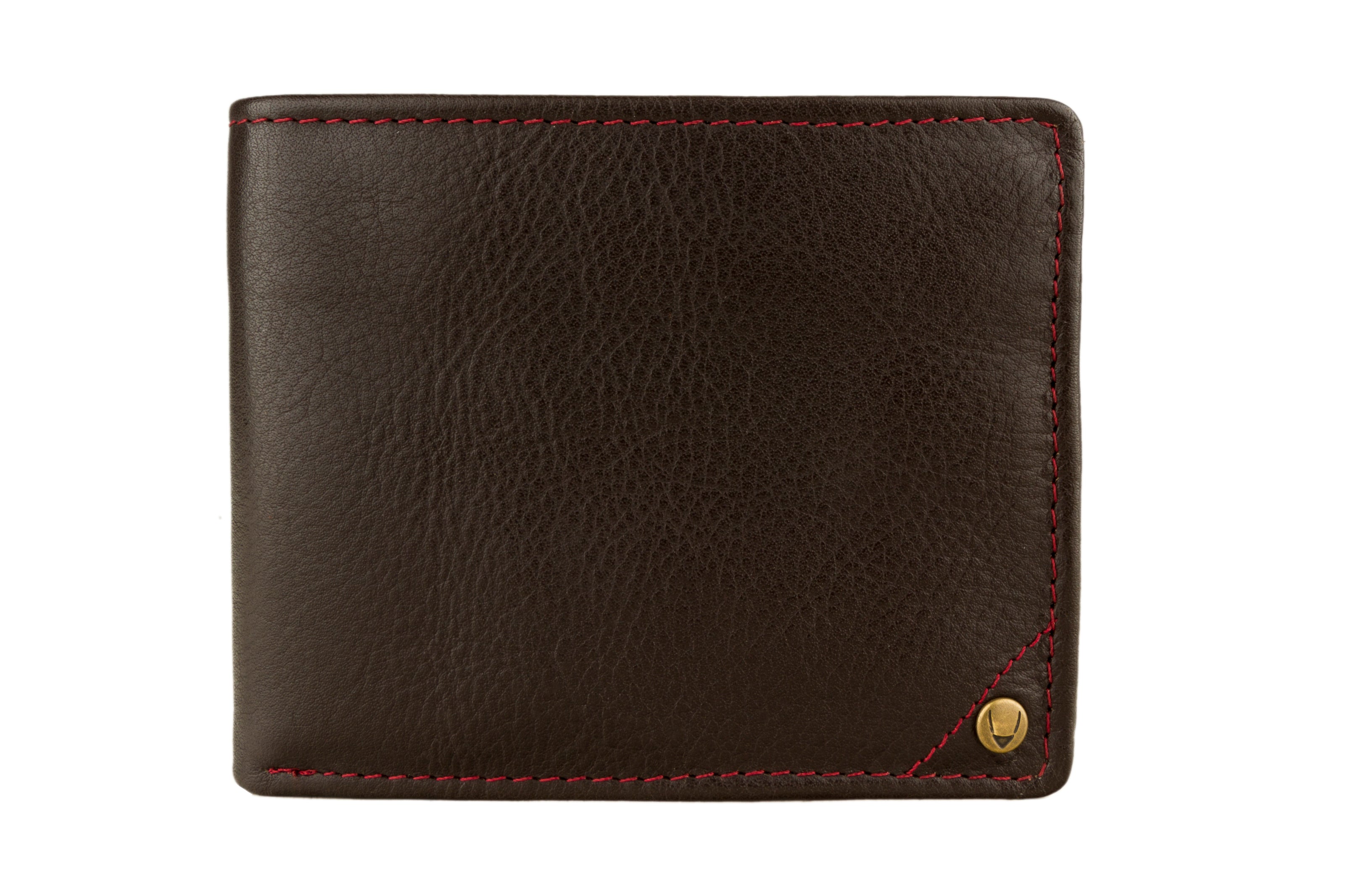 Hidesign Angle Stitch Leather Multi-Compartment Leather Wallet