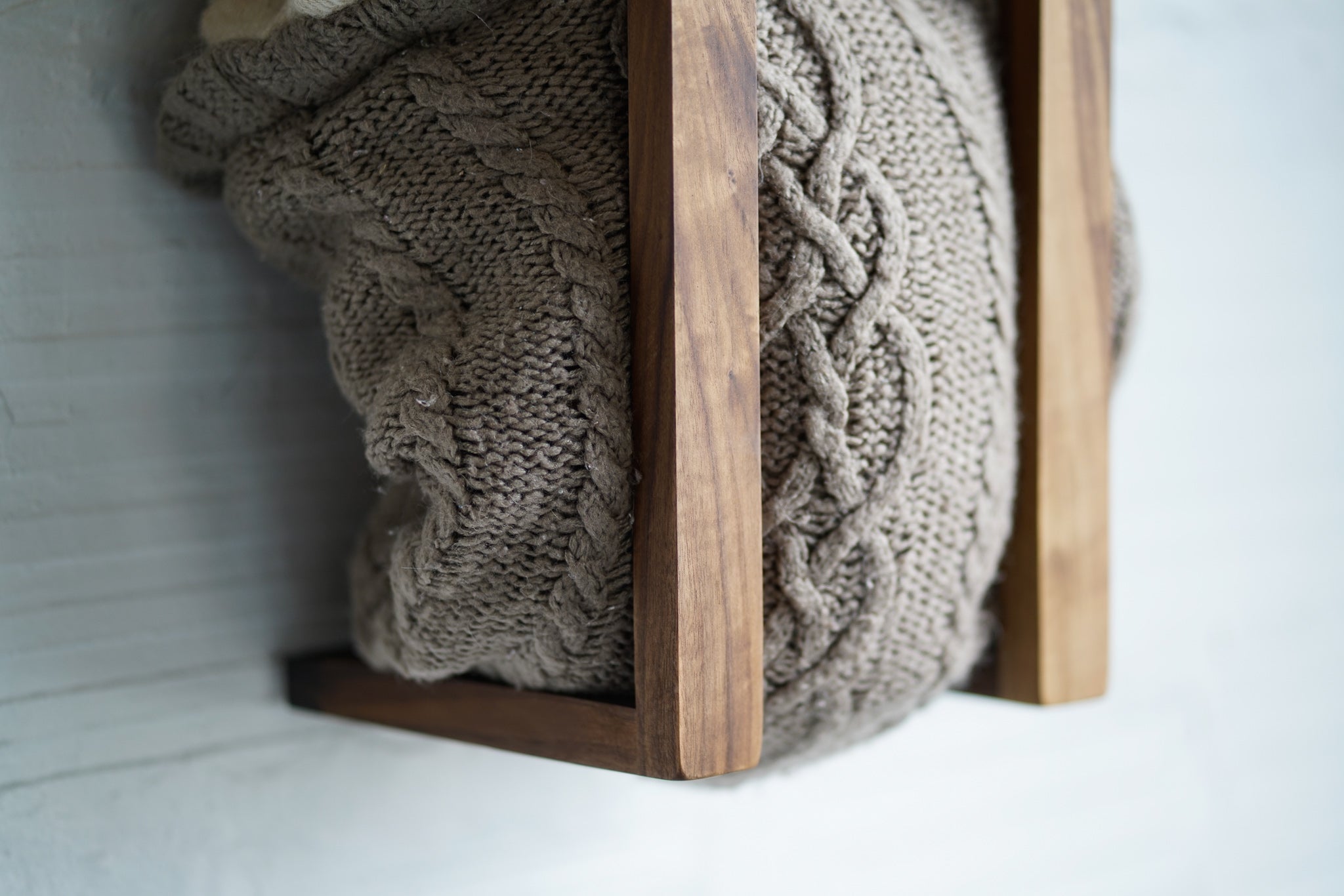 Blanket Wall Rack