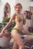 Mamadelta | El Diamante Moss Green Hand-Crocheted Bikini Top