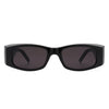 Harmonix - Retro Rectangular Narrow Vintage Slim Sunglasses