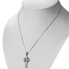 Large Celtic Cross Silver Pendant