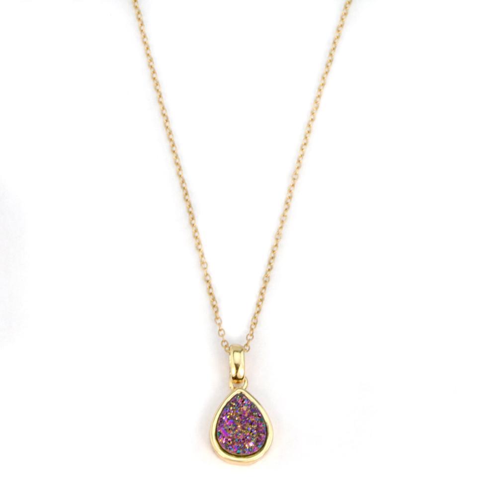 Emma Teardrop Pendant in Gold