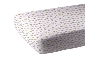 Drap de lit de bébé en mousseline de bambou Hungry Giraffe