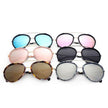 FARMINDALE | Polarized Circle Round Brow-Bar Fashion Sunglasses