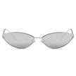 FLINT | Small True Retro Vintage Slim Metal Sunglasses