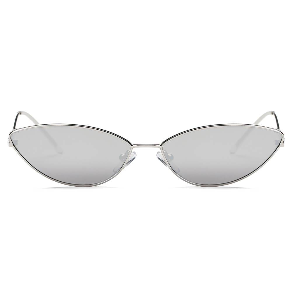 FLINT | Small True Retro Vintage Slim Metal Sunglasses