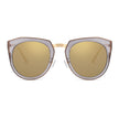 FERNDALE | Mirrored Polarized Lens Oversize Cat Eye Sunglasses