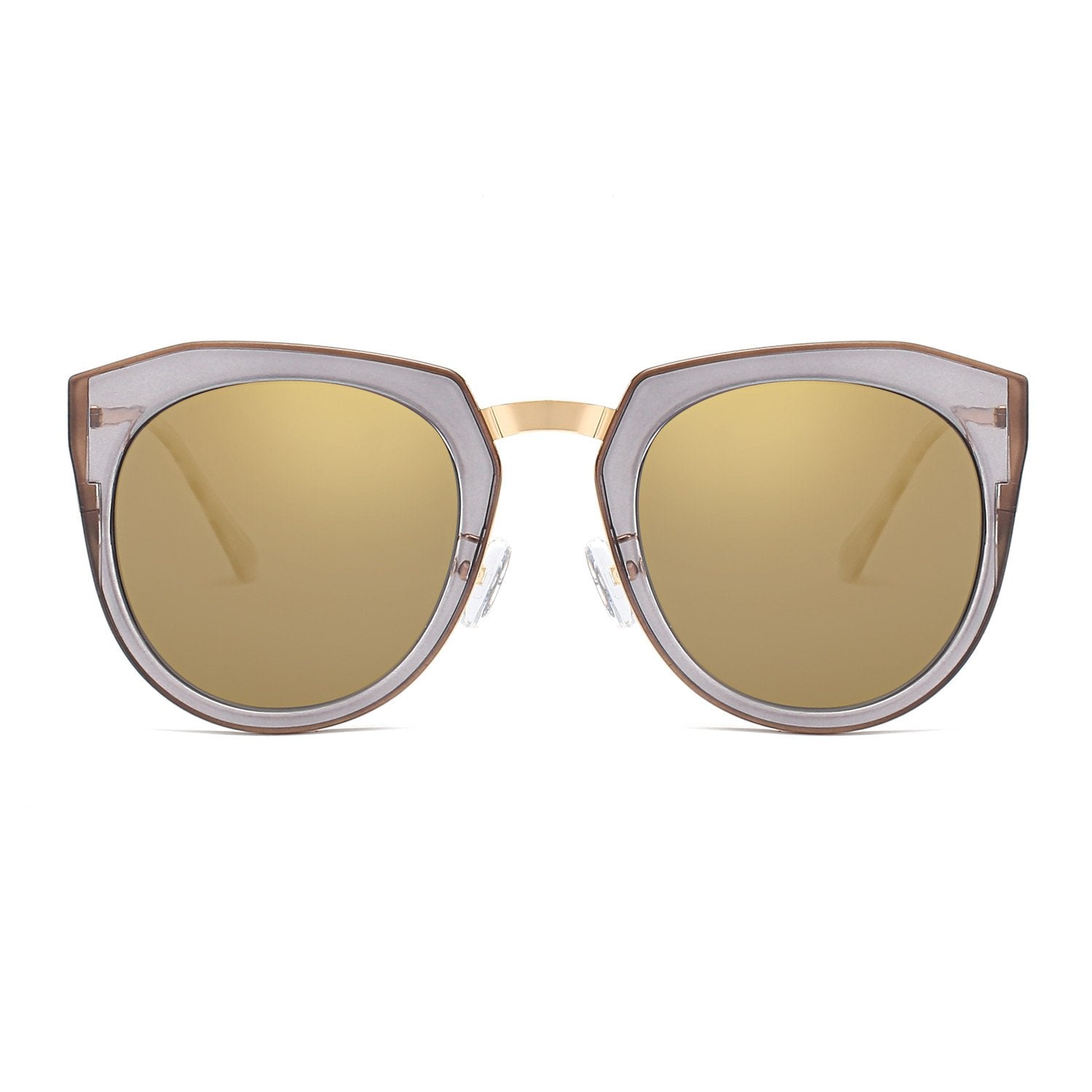 FERNDALE | Mirrored Polarized Lens Oversize Cat Eye Sunglasses