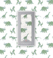 Lange en coton dinosaures vert granite