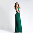 Plunge Green Gown