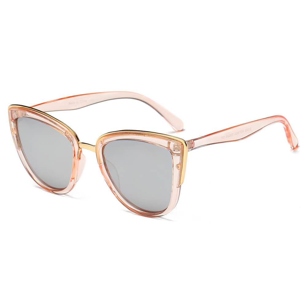 CHESTER | Women's Vintage Retro Oversized Cat Eye Sunglasses