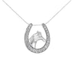 .925 Sterling Silver 1/4 Cttw Diamond U Shape