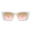 Karmelle - Square Retro Oversize Thick Frame Fashion Women Cat Eye Sunglasses