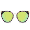 HOLMDEL | Women's Iconic Mirrored Lens Cat Eye Sunglasses