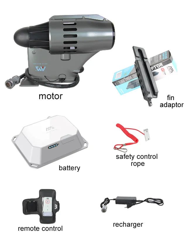 Moteur de planche à pagaie électrique à batterie AQUA MARINA 12 V