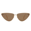 Windflow - Retro Tinted Flat Lens Fashion Cat Eye Sunglasses