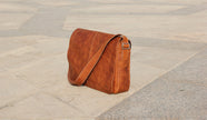 Vintage par MJ - Sac Besace Homme et Femme Cuir -Cuir Marocain - Fait Main