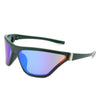 Luminize - Square Fashion Mirrored Wrap Around Sport Sunglasses