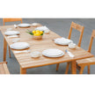 ROSSIO - ICOO 9 Pieces Teak Extendable Patio Dining Set