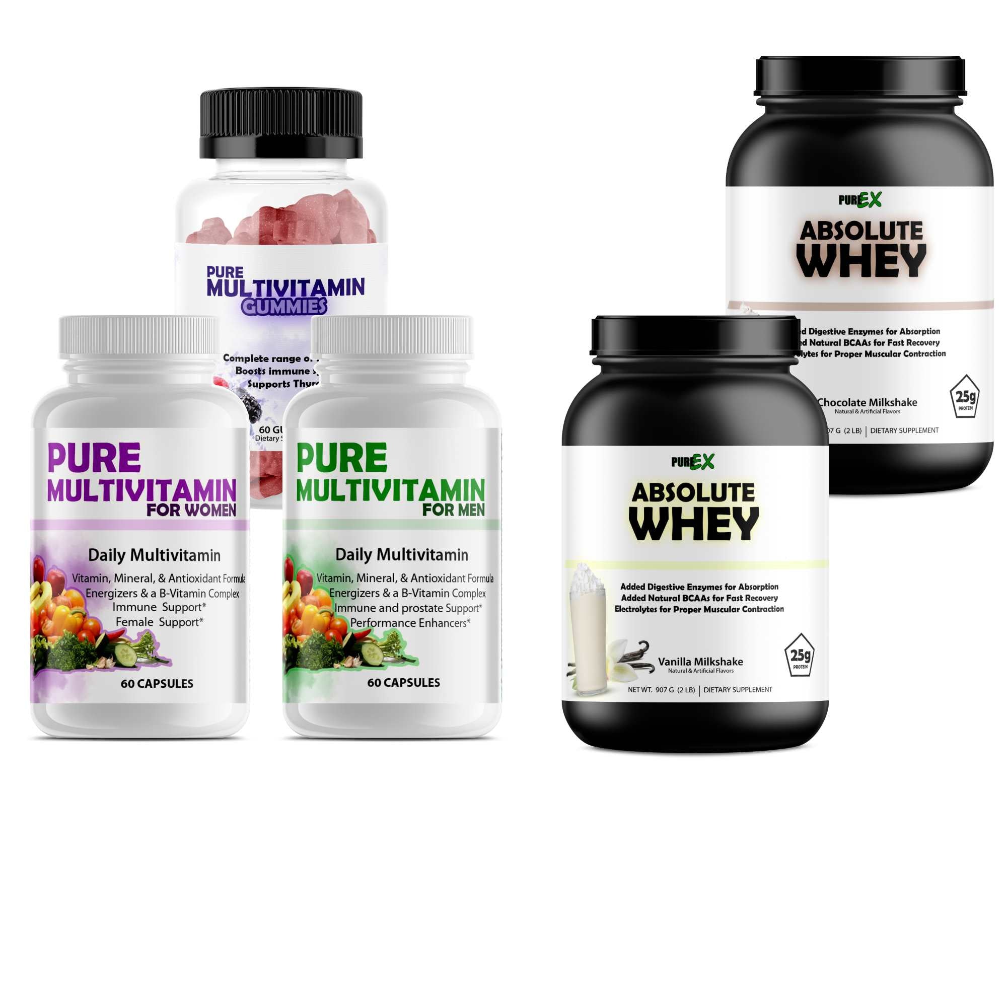 Multivitamines + Protéines