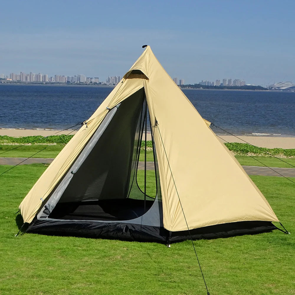 Outdoor Pyramid Tent 3-4 People