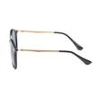 DEWITT | Retro Horn Rimmed Keyhole Bridge Round Sunglasses Circle