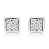 .925 Sterling Silver 1/10 Cttw Miracle-Set Diamond