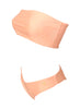 Zoey Bandeau Top & Classic Bottom - Peach