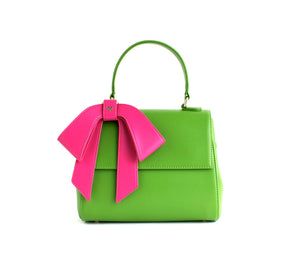 Cottontail - Sac en cuir végétalien vert fluo