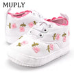 Baby Girl Shoes Lace Floral Embroidered