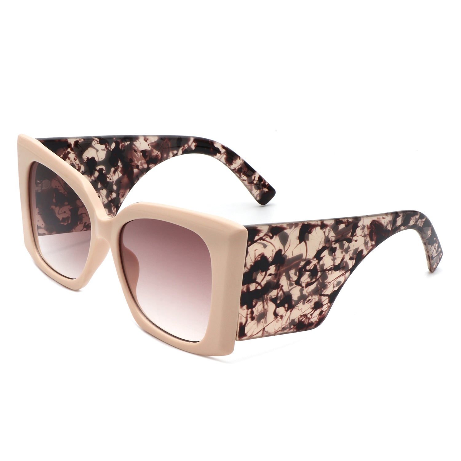 Skydusts - Oversize Square Chunky Fashion Large Women Sunglasses