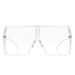 Amarylla - Oversize Flat Top Square Tinted Women Fashion Sunglasses