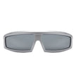 Starwise - Rectangle Y2K Futuristic Sports Flat Top Wrap Around Sunglasses