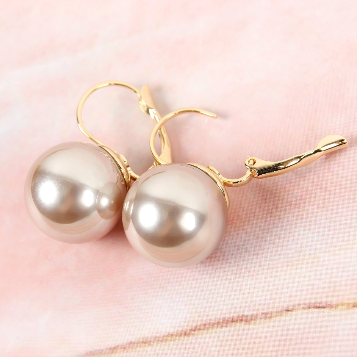 Hinged Pearl Earrings