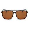 NAPA | Retro Vintage Flat Brow Bar Polarized Square Fashion Sunglasses