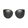 HOLMDEL | Women's Iconic Mirrored Lens Cat Eye Sunglasses