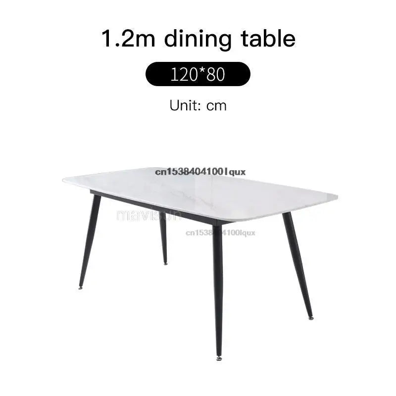 Nordic Marble Dining Table and Chair Set