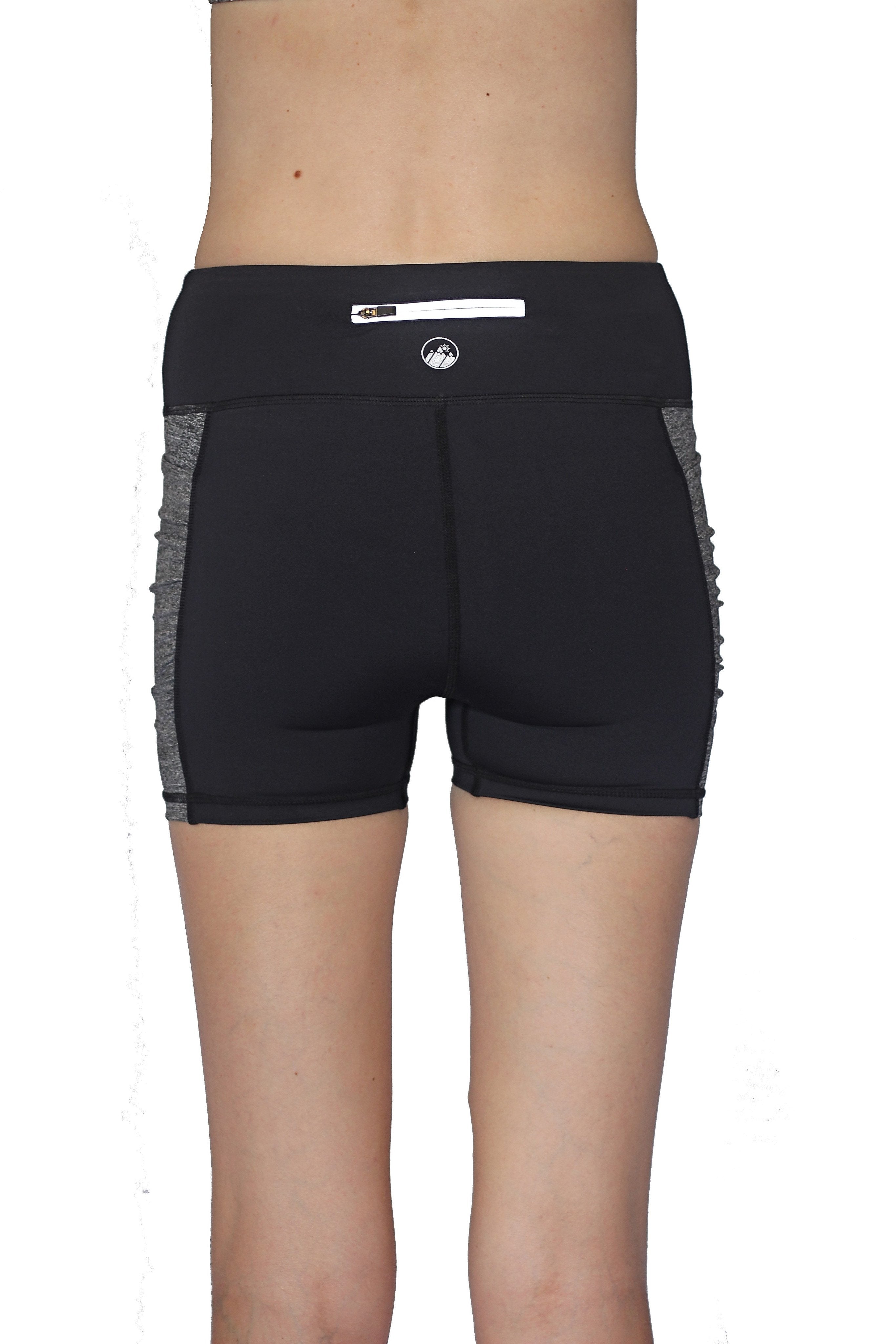 Pocket Short - Black and Gray 3 Inch