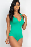 Split Neckline Sleeveless Bodysuit (CAPELLA)