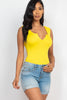 Split Neckline Sleeveless Bodysuit (CAPELLA)