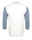 ZIMEGO Men's 3/4 Sleeve Baseball Retro Henley