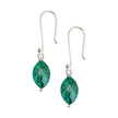 Boucles d'oreilles pendantes chrysocolle