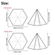 Outdoor Pyramid Tent 3-4 People