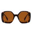 Kaleidos - Oversize Chunky Square Women Fashion Sunglasses