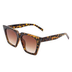 Flarebit - Women Cat Eye Retro Oversize Fashion Square Sunglasses