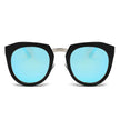 FERNDALE | Mirrored Polarized Lens Oversize Cat Eye Sunglasses