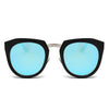 FERNDALE | Mirrored Polarized Lens Oversize Cat Eye Sunglasses